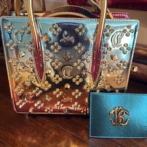 Christian Louboutian PALOMA MINI SPECCHIO BOREAL/SP LOUBINTHESKY MULTI/GOLD NWT